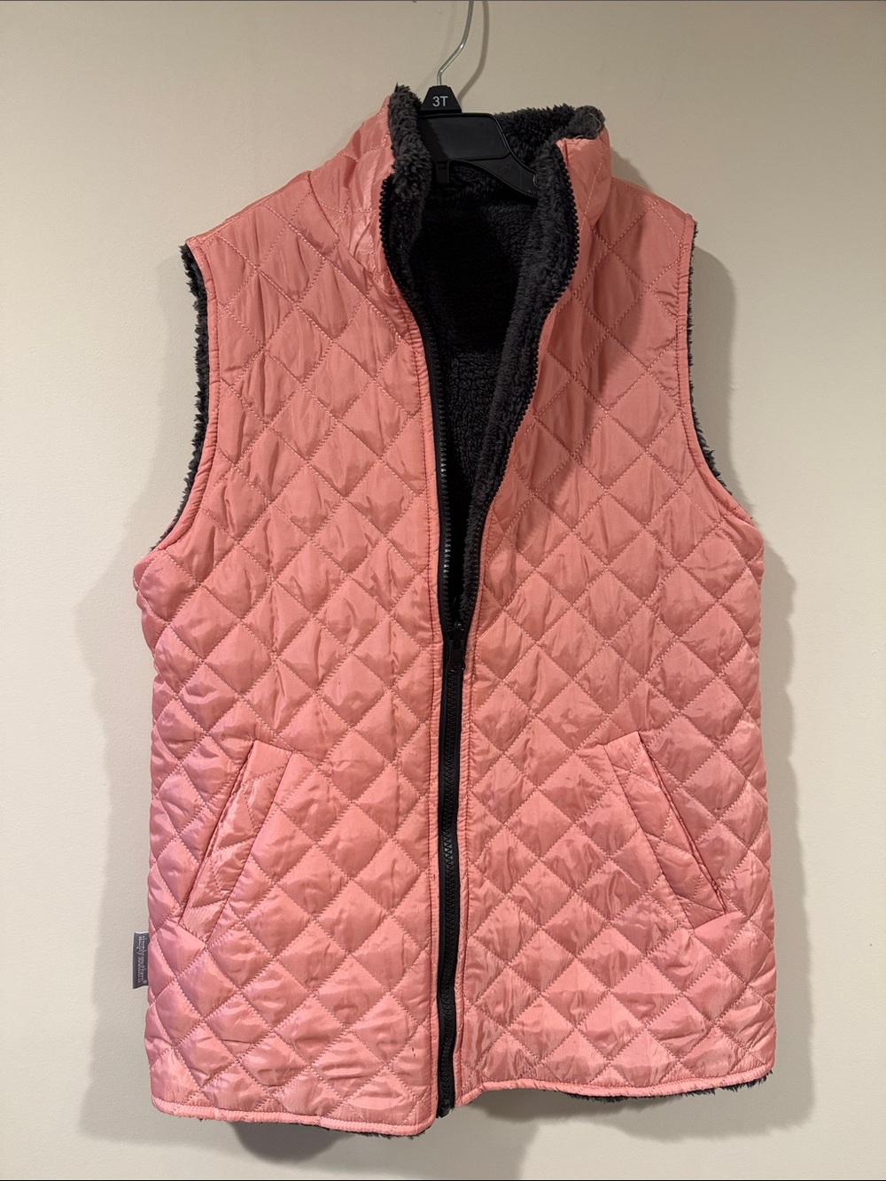 Simply Southern Quilted Rose Pink Vest